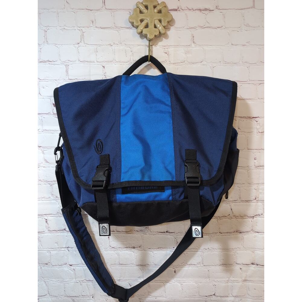 Timbuk2 Custom Classic RARE Messenger Bag WITH Back Zip Laptop Compartment
